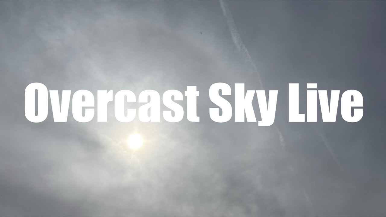 1. White Sun Through Clouds ☁️ Japan Sky Live