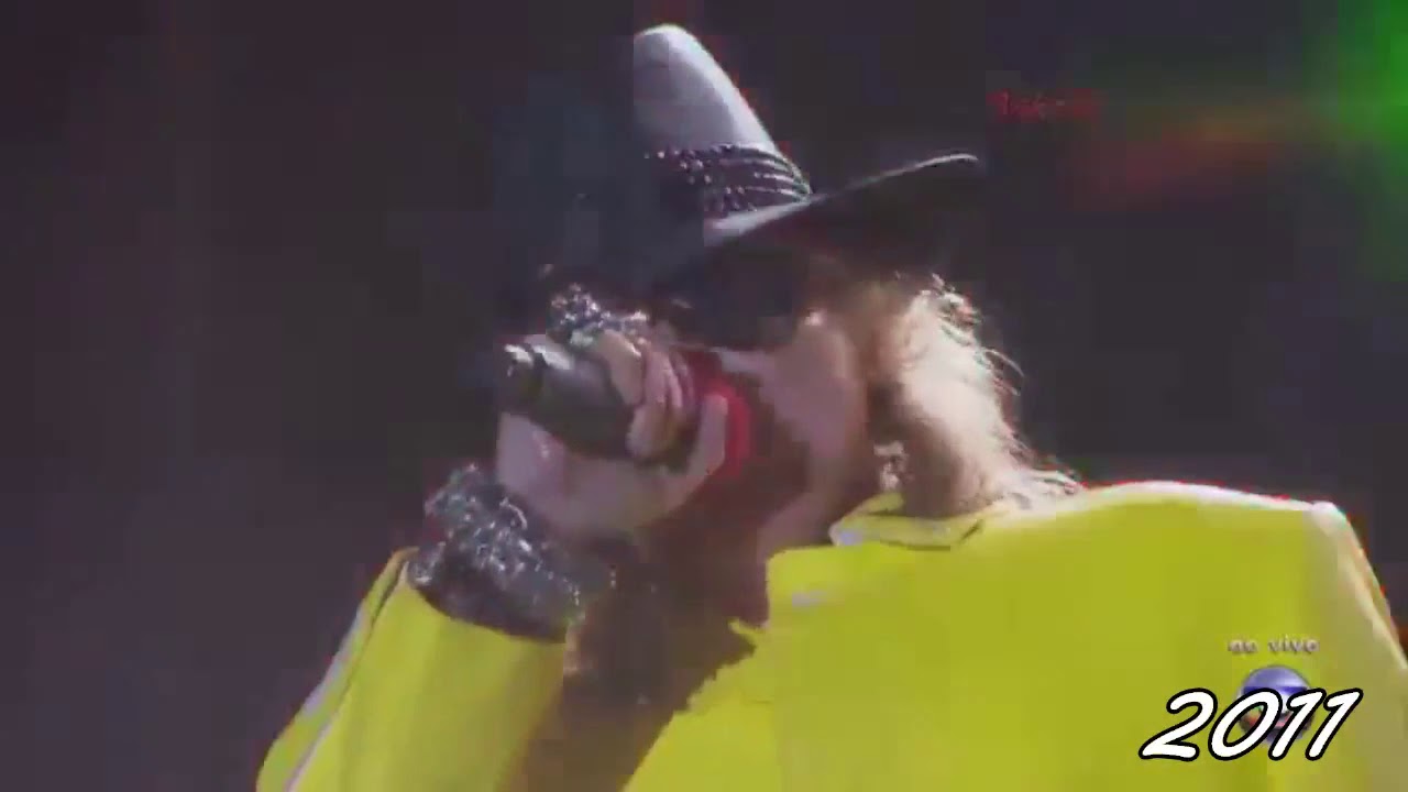 Axl Rose Voice Change (1986-2020) Welcome to the Jungle