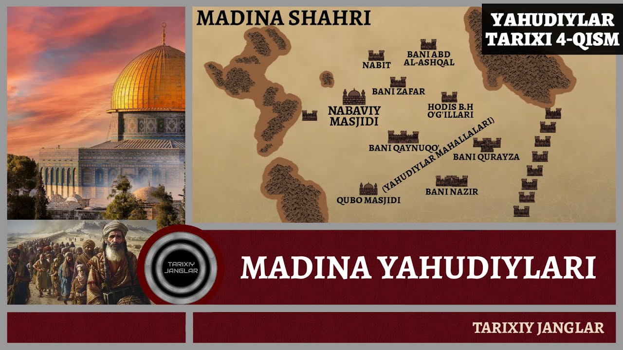 Madina Yahudiylari I Musulmonlarning Quddusni Fath qilishi I Bani Isroil I Yahudiylar Tarixi 4-QISM