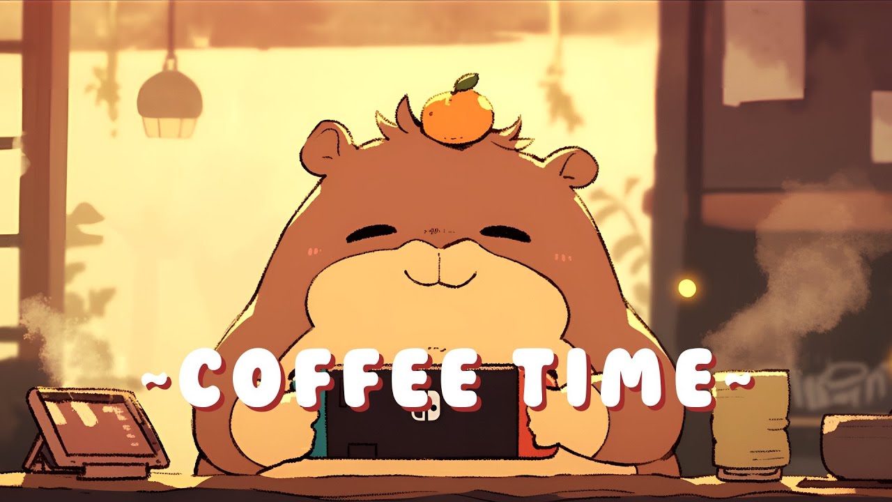 [1 Hour] Capybara Lofi Zone | Peaceful Lofi Hip Hop Beats 🦫 ✨ 🌙