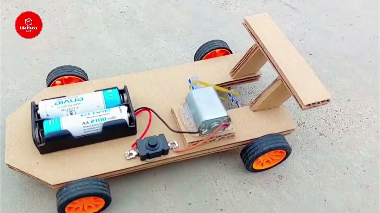 How to make a car from cardboard || Life Hacks Box
