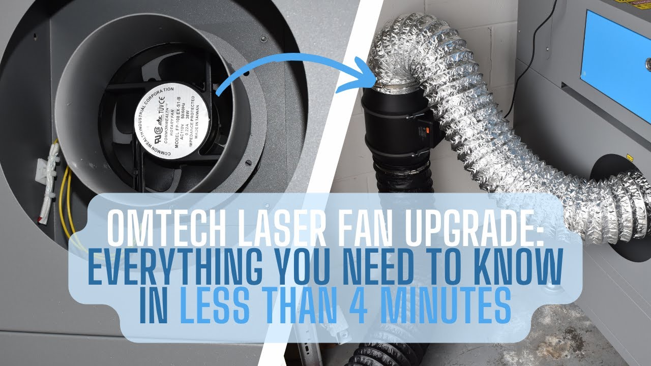 Upgrade Your OMTech Laser: How to Remove the Stock Fan & How to Install the AC Infinity Fan