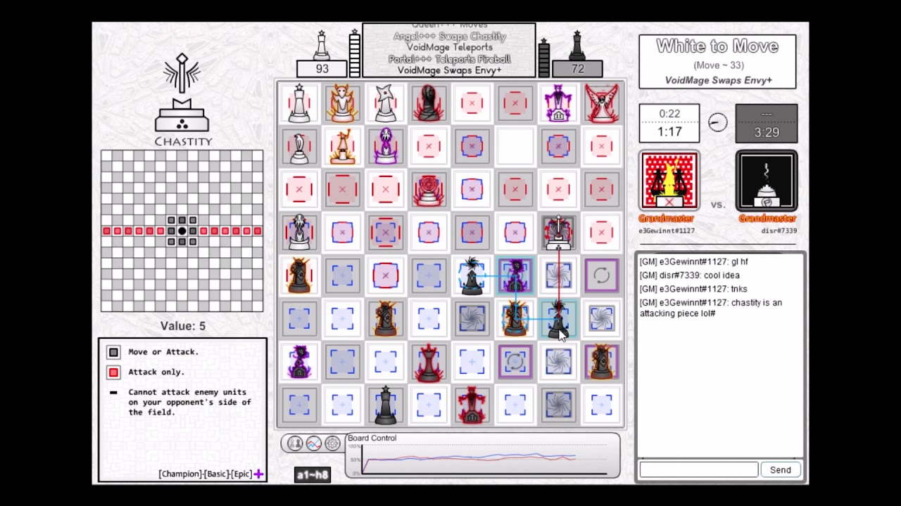 chess evolved online - e3Gewinnt - 8 royalguard++