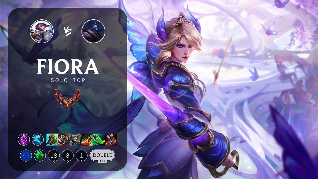Fiora Top vs Jax - EUW Grandmaster Patch 13.7