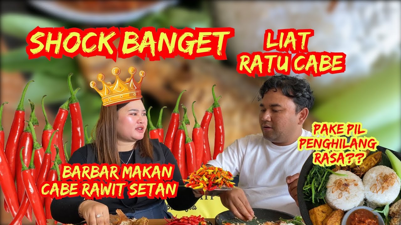 BAHAYA🔥RATU CABE MAKAN SAMBEL TEMPONG SAMBIL NGEGADOIN CABE RAWIT SETAN🔥EKSTRIM BANGET PEDESNYA🔥