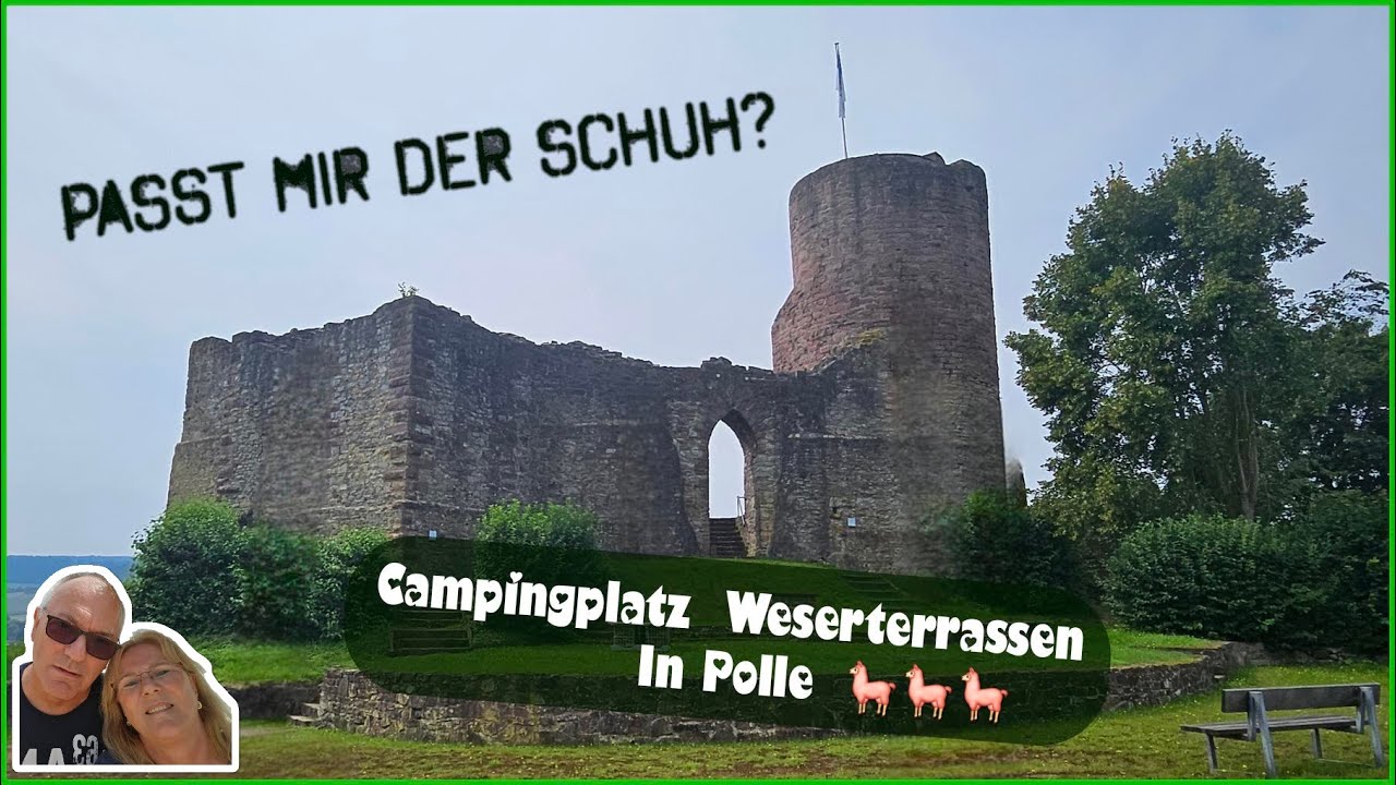 Campingplatz Weserterrassen in Polle mit Alpakas und Aschenputtel #wohnmobil #camping #alpaka