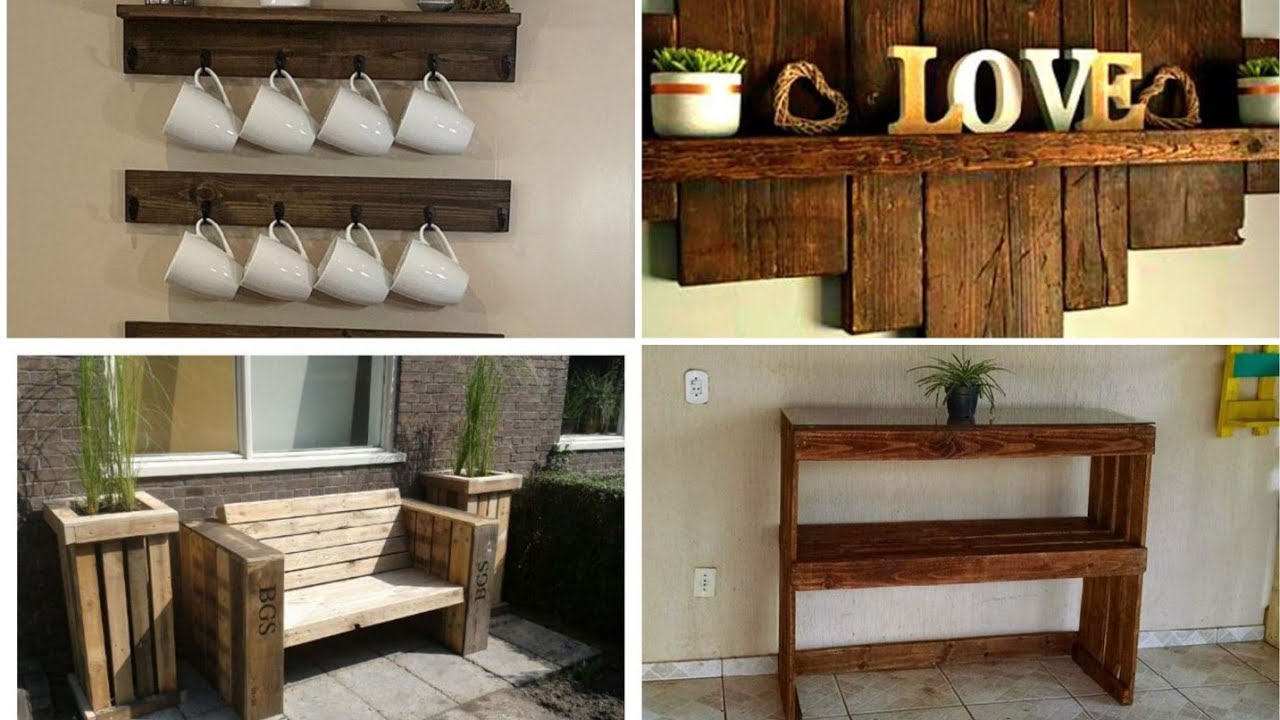 IDEIAS CRIATIVAS DE DECORAÇÕES RÚSTICAS COM PALETS !