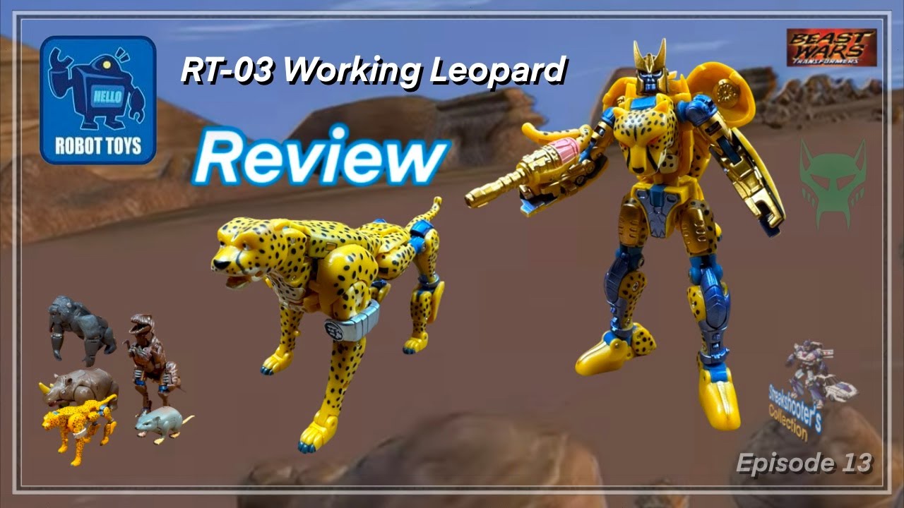 Robot Toys RT-03 Working Leopard / Legends Scaled Beast Wars Cheetor Review