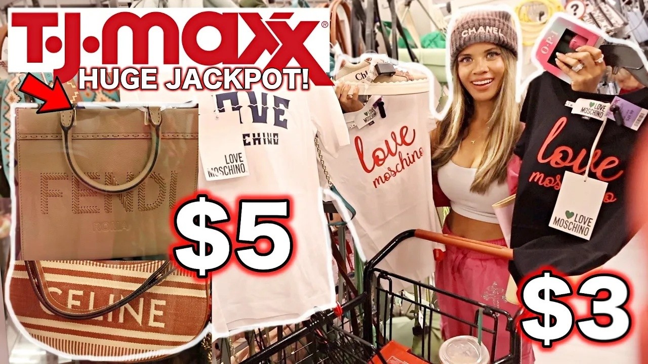 FENDI SHOPPING SPREE AT TJMAXX! we hit the LUXURY jackpot!