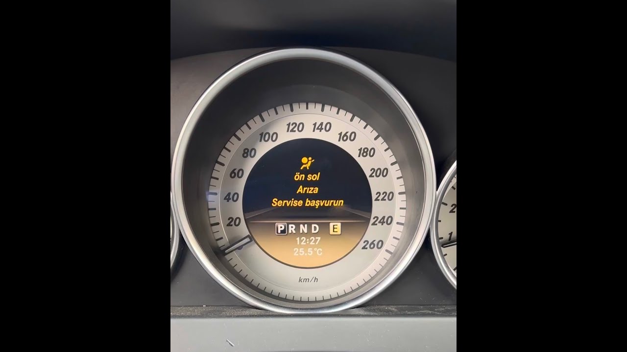 Mercedes C180 W204 Ön Sol Arıza Çözüm (Airbag ışığı) #mercedes