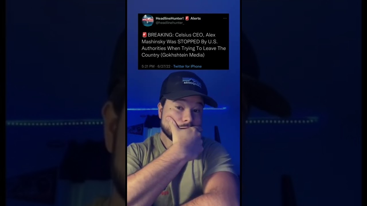 CELSIUS CEO, ALEX MASHINSKY STOPPED BY US AUTHORITIES TRYING TO LEAVE THE COUNTRY