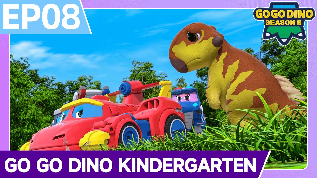 ⭐️New⭐️ GoGoDino S8 | EP08 Go Go Dino Kindergarten | Dinosaurs Cartoon | Superhero Animation