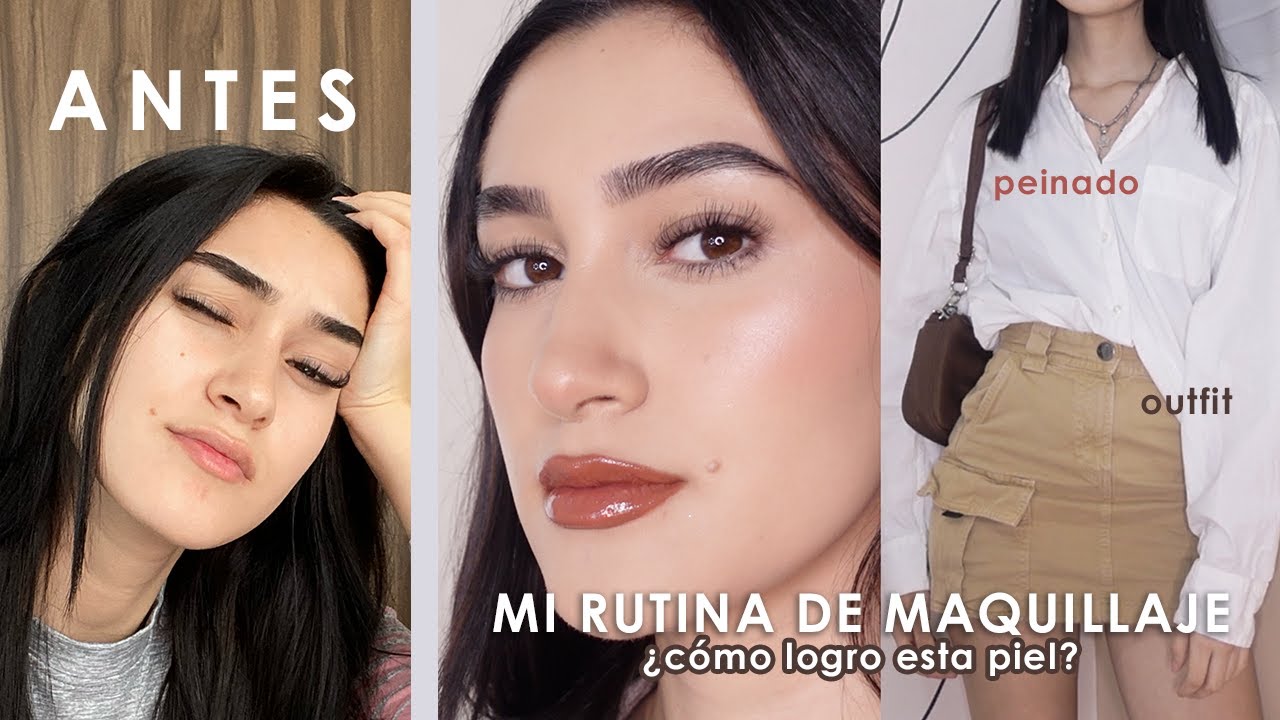 MI RUTINA DE MAQUILLAJE *cómo hago que mi piel se vea así*