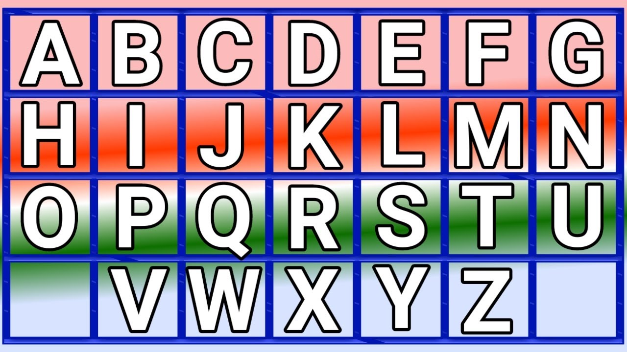 Abcd for kids| phonic song | preschool learning | A to Z | Funny alphabets | Nursery alphabets |