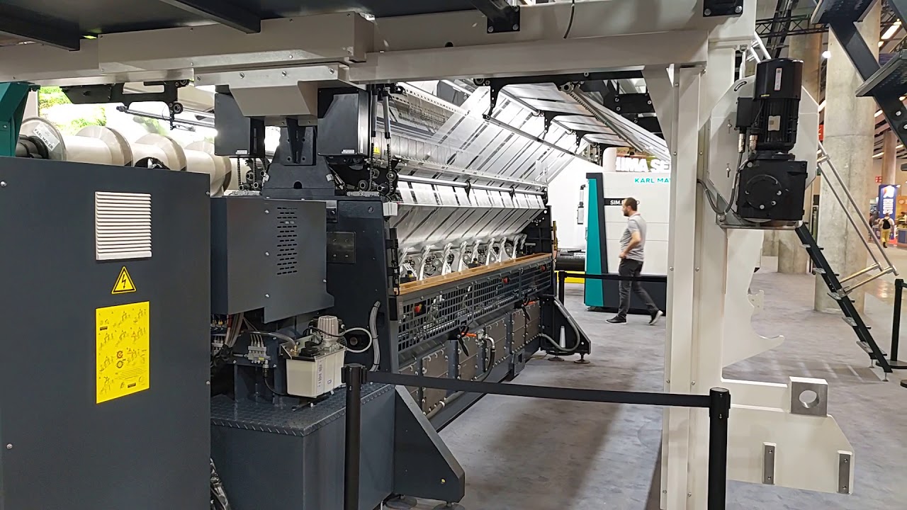 Double Needle Bar Rachel Machine