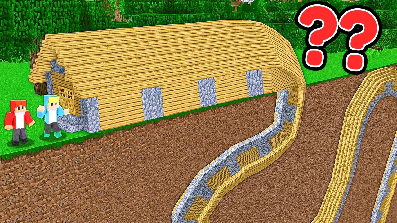 NAJDŁUŻSZY DOMEK WIEŚNIAKA w MINECRAFT!