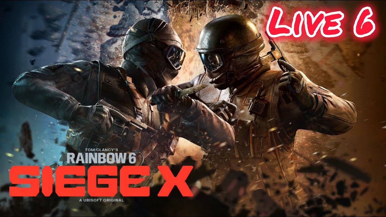 Live 6 JOGANDO Tom Clancy's Rainbow Six Siege X - Ft Marcio Red Player