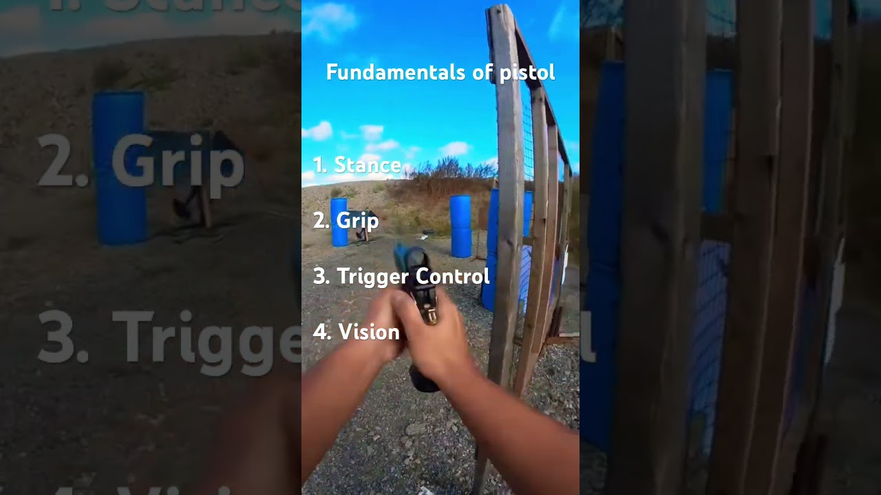 Improve Your Pistol Shooting Skills - Fundamentals of Pistol Marksmanship