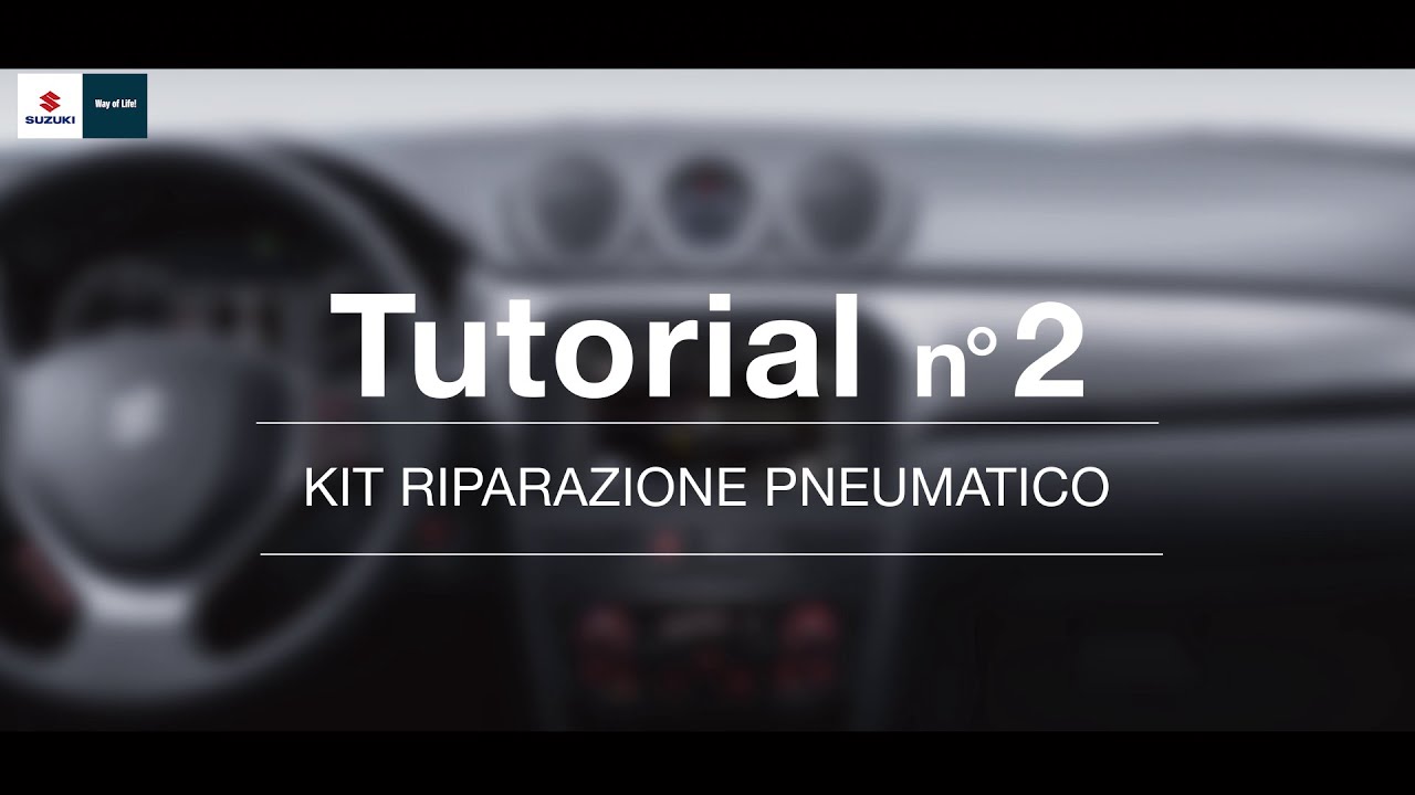 Suzuki Vitara - Tutorial - Kit Riparazione Pneumatico