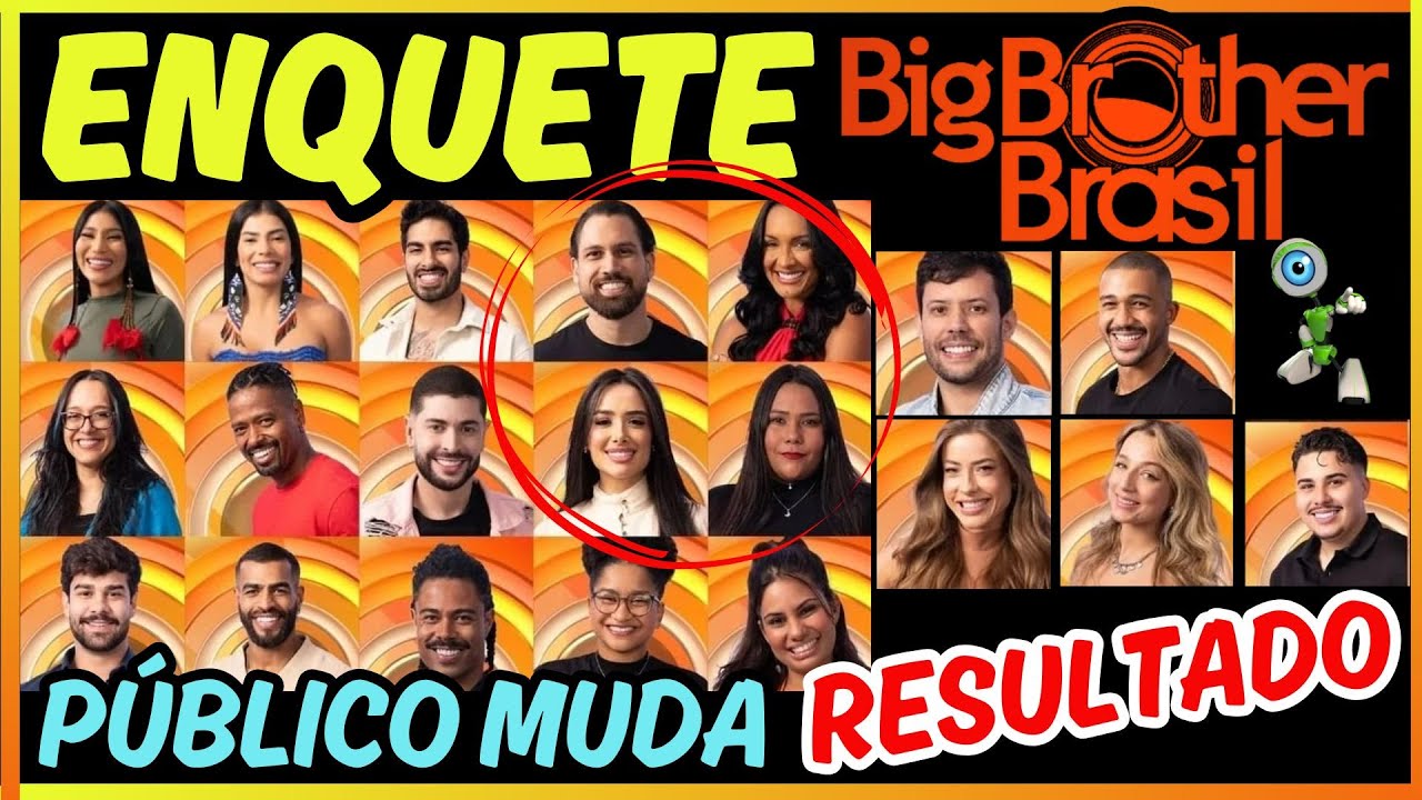 Bbb2026 | P&Uacute;BLICO SURPREENDE Enquete CASA de Vidro APONTA RESULTADO Quem vai entrar PIPOCAS
