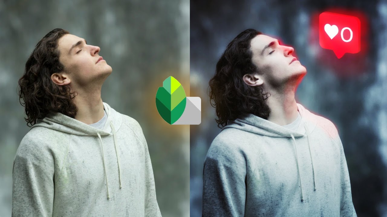 Snapseed | How to Create 3D Glowing Social Media Icons