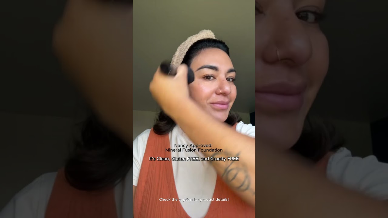 Makeup in a Minute with Nancy Rice, using Mineral Fusion  #makeup #beautytips #grwm