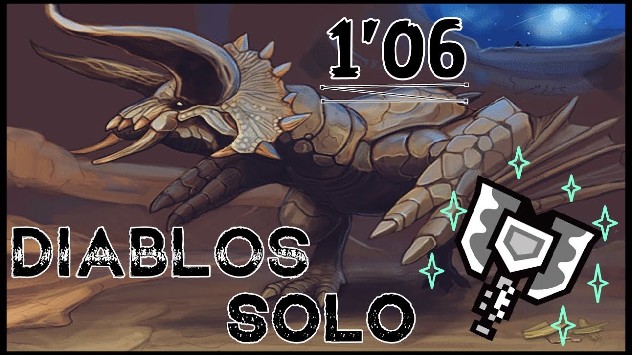 MHWorld - Well, That Diablos! | Solo [1'06] Elemental Charge Blade | TA