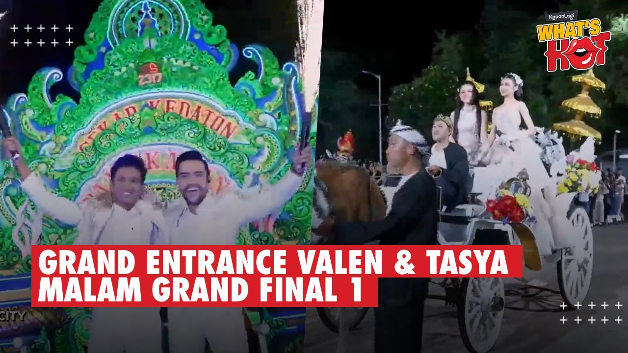 FULL Arak-Arakan MEGAH Saat Valen & Tasya Memasuki Studio EMTEK City Di Malam Grand Final 1 #da7