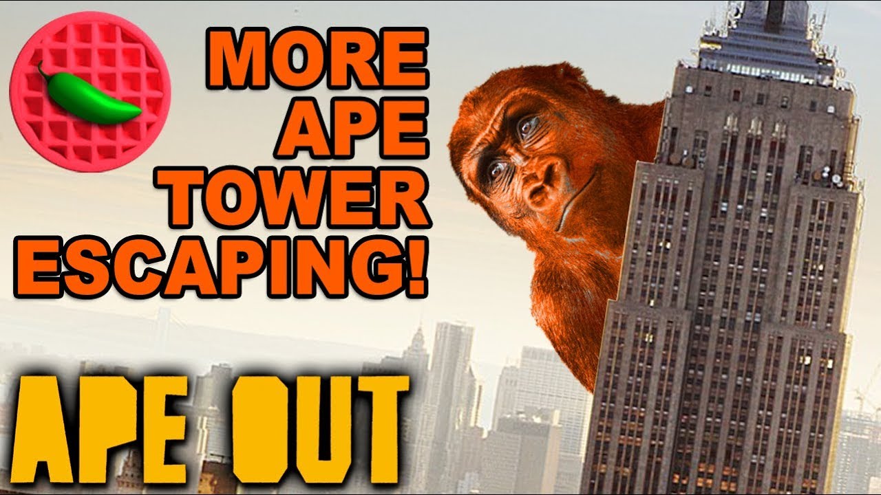 NO TOWER CAN HOLD THE MEGA-APE! -- Let's Play APE OUT (Steam PC Gameplay)