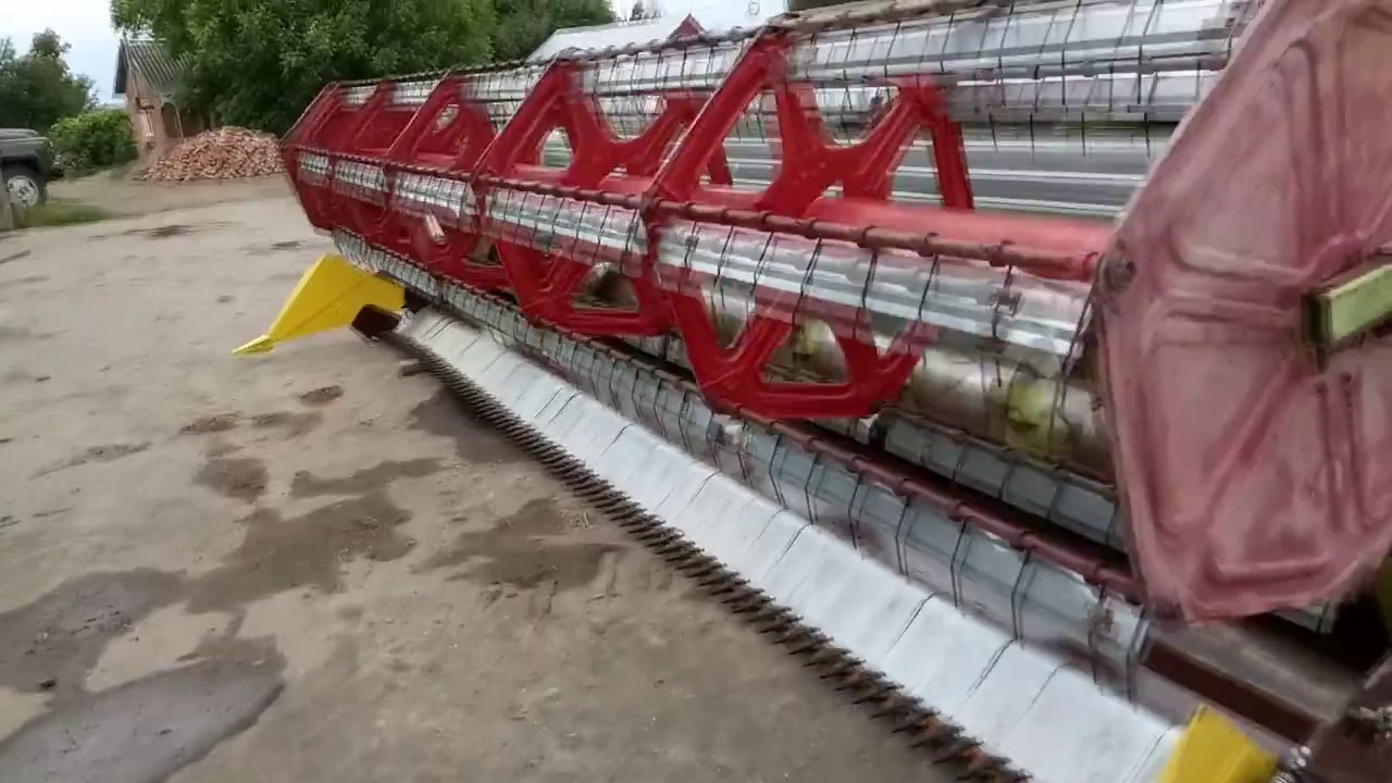 Приставка для уборки сои FLEX Ettaro. Установка. ч2