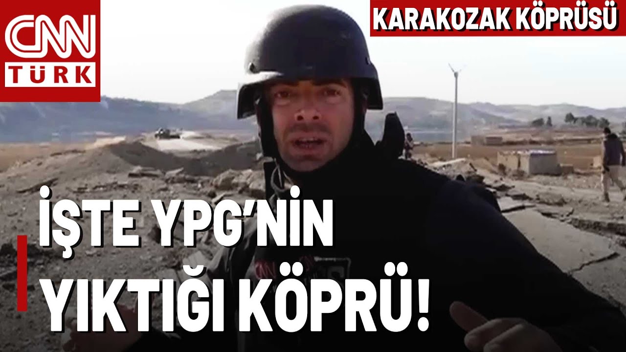 CNN TÜRK Bölgede: Suriye Ordusu Köprüyü Kontrol Altına Aldı! Patlama Etkisiyle Asfalt Parçalandı!