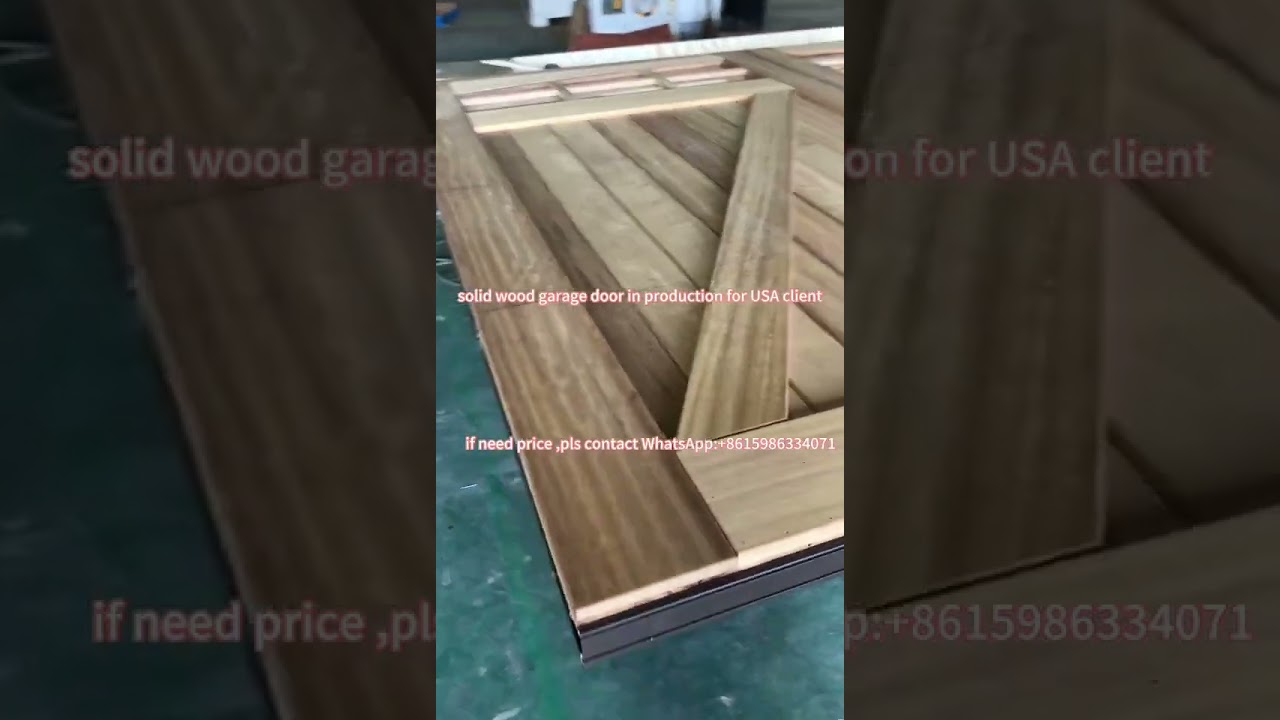 solid wood garage door