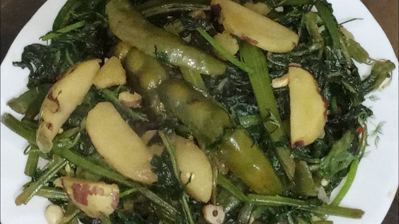 হলুদ ছাড়া সিম নতুন আলু লাউশাক রেসিপি