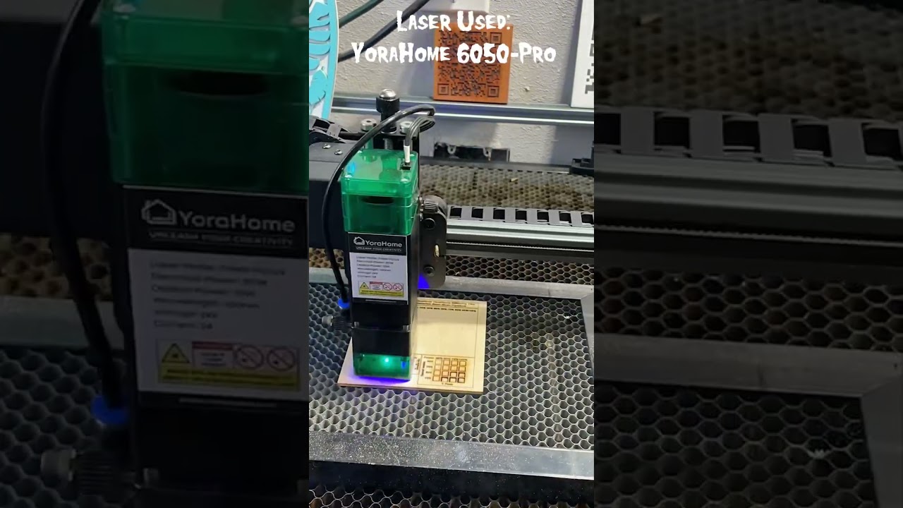 YoraHome 6550-Pro 10w Engraving Test