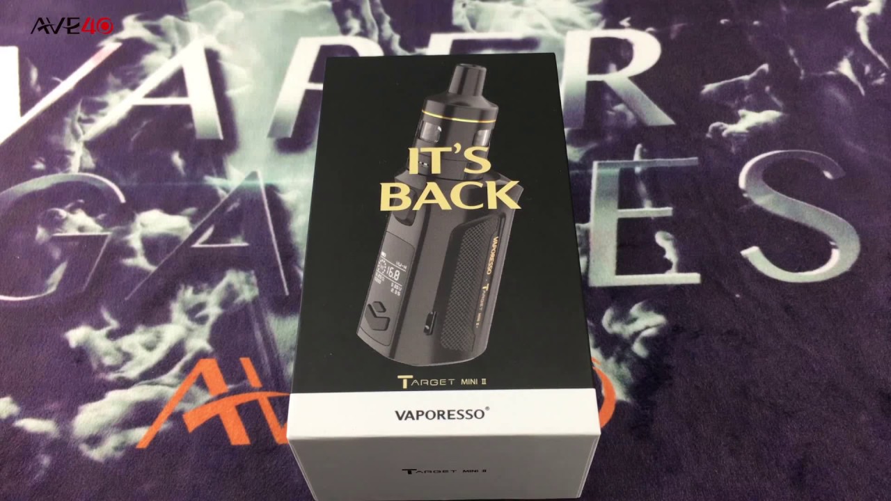 Vaporesso Target Mini 2 Kit - Full Unboxing from Ave40