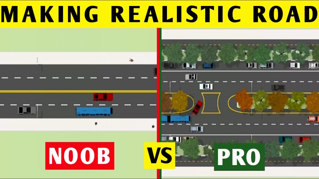NOOB VS PRO MAKING REALISTIC ROAD IN INTERSECTION CONTROLLER 2022