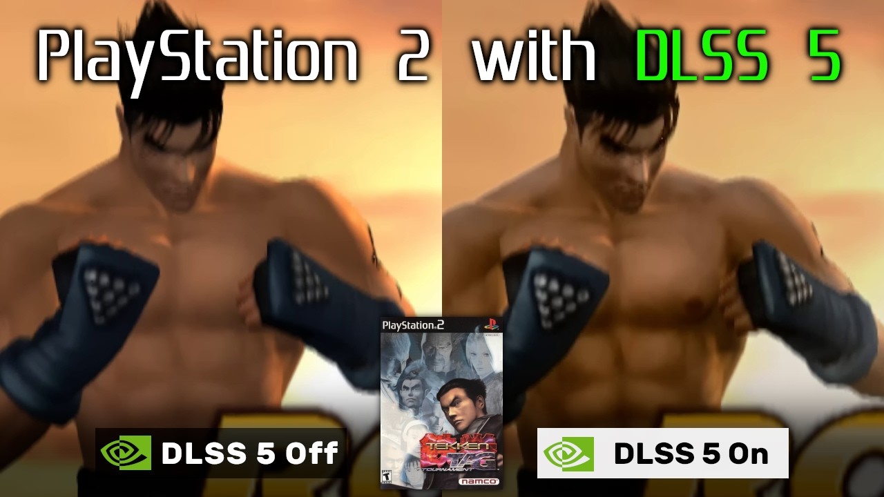 PS2 with NVIDIA DLSS 5 - Tekken Tag Tournament