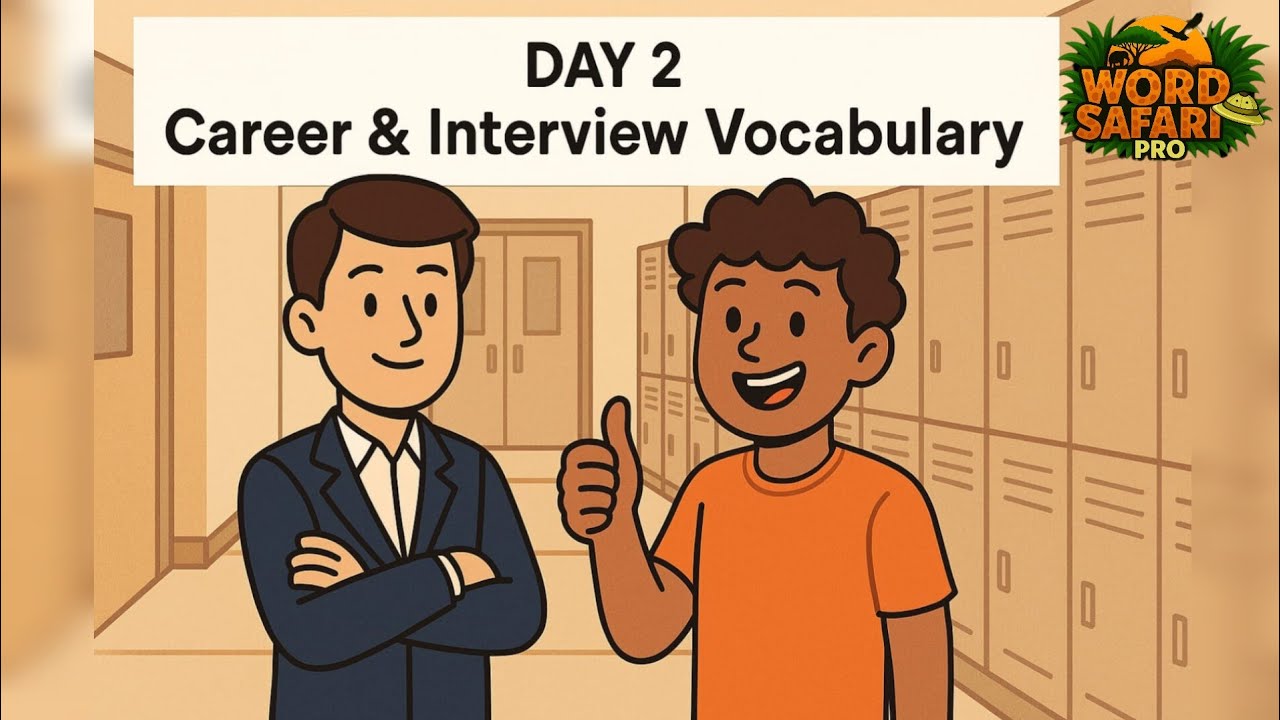 20 Career & Interview Vocabulary Words to Sound More Professional | Day 2