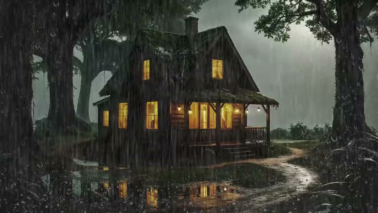 Gentle Rain Sounds for Sleeping | 10 Hours, No Ads
