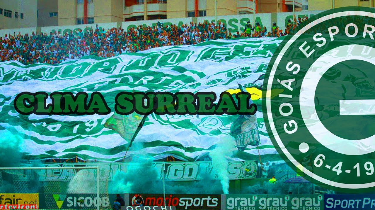 TORCIDA DO GOIAS FAZ A FESTA COM UM BELO BANDEIR&Atilde;O!!