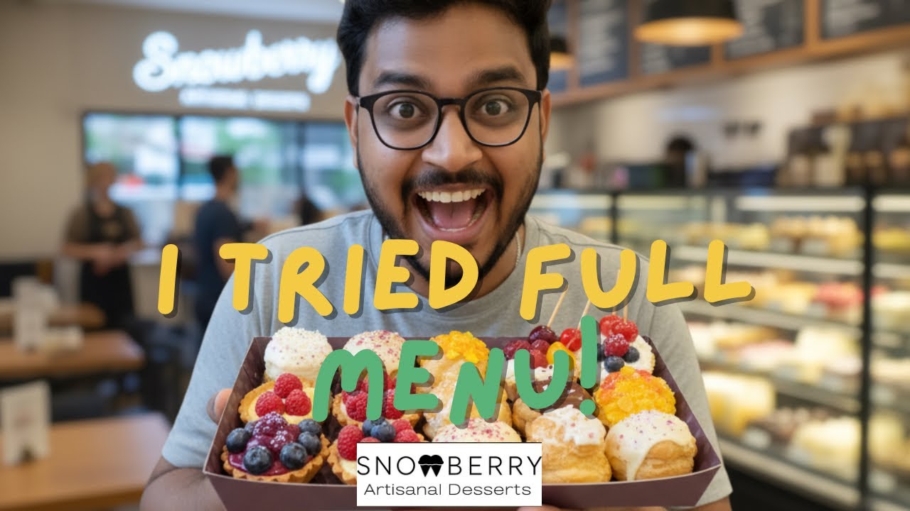 “I Tried the FULL MENU at Snowberry – Artisanal Desserts | Food Vlog & Honest Review”