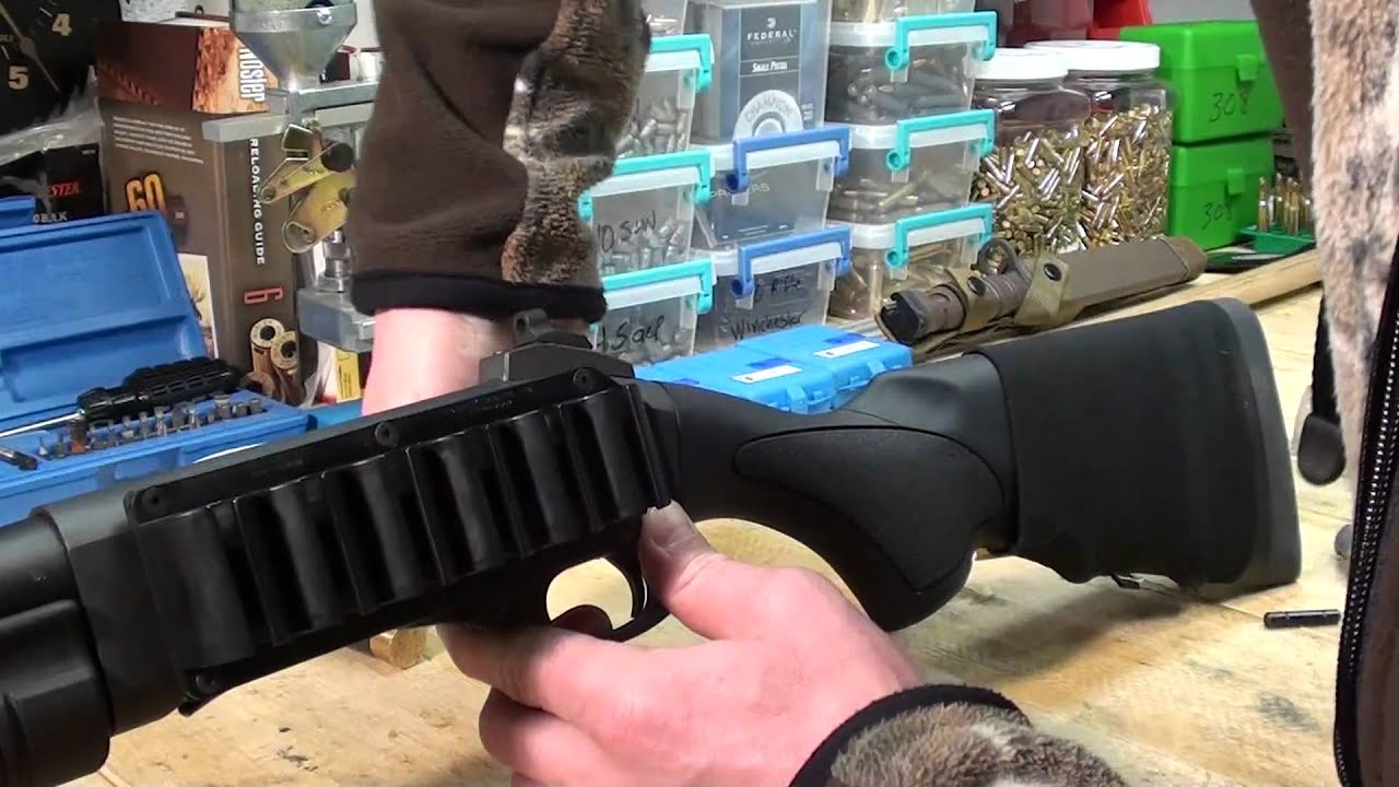 INSTALLING A SIDE SADDLE ON A REMINGTON 870 (VERY SIMPLE)
