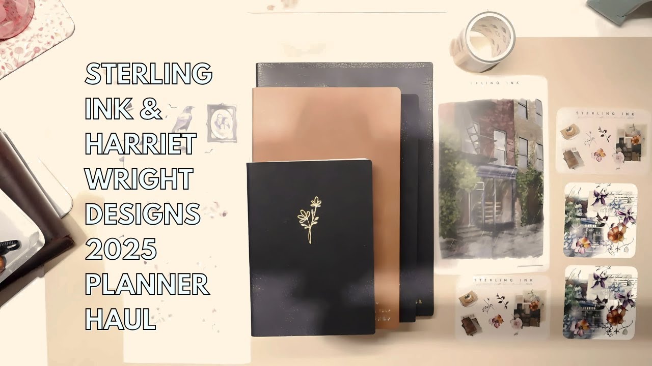 STERLING INK & HARRIET WRIGHT PLANNER HAUL | 2025 Planner Haul Episode 2 | MeltingPotPaper