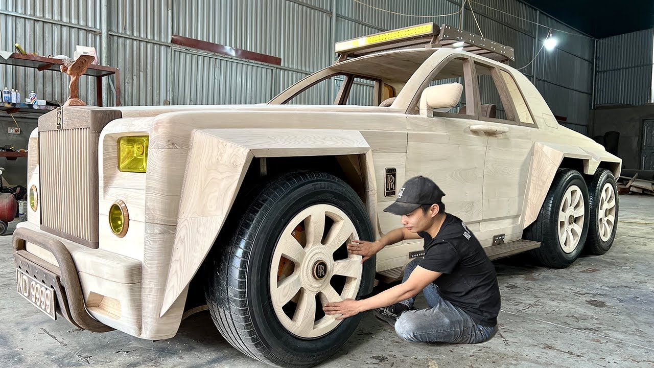 Building The World's Most Special ROLL ROYCE 6x6 For My Son (original sound )