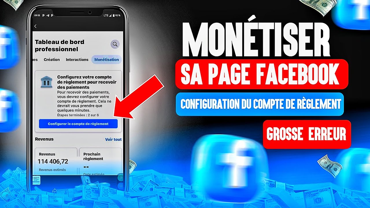 Monétisation  Page Facebook : Évitez ces erreurs de Monétisation, Configuration  en 2025