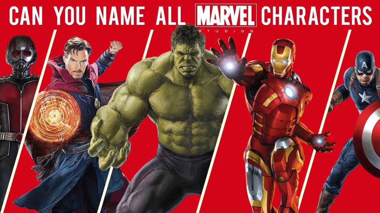 Can You Name All Marvel Characters?