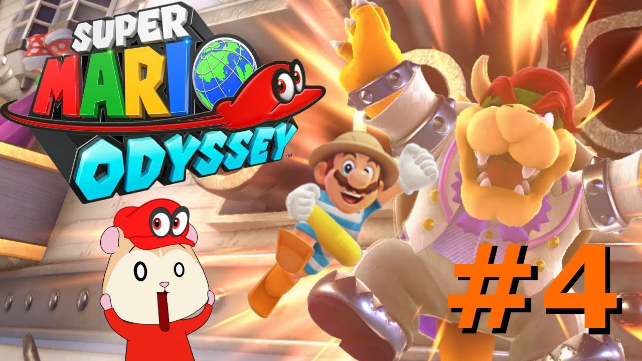 Kicking Bowser's butt in Flippers! Ham Star Plays Super Mario Odyssey Part 4!