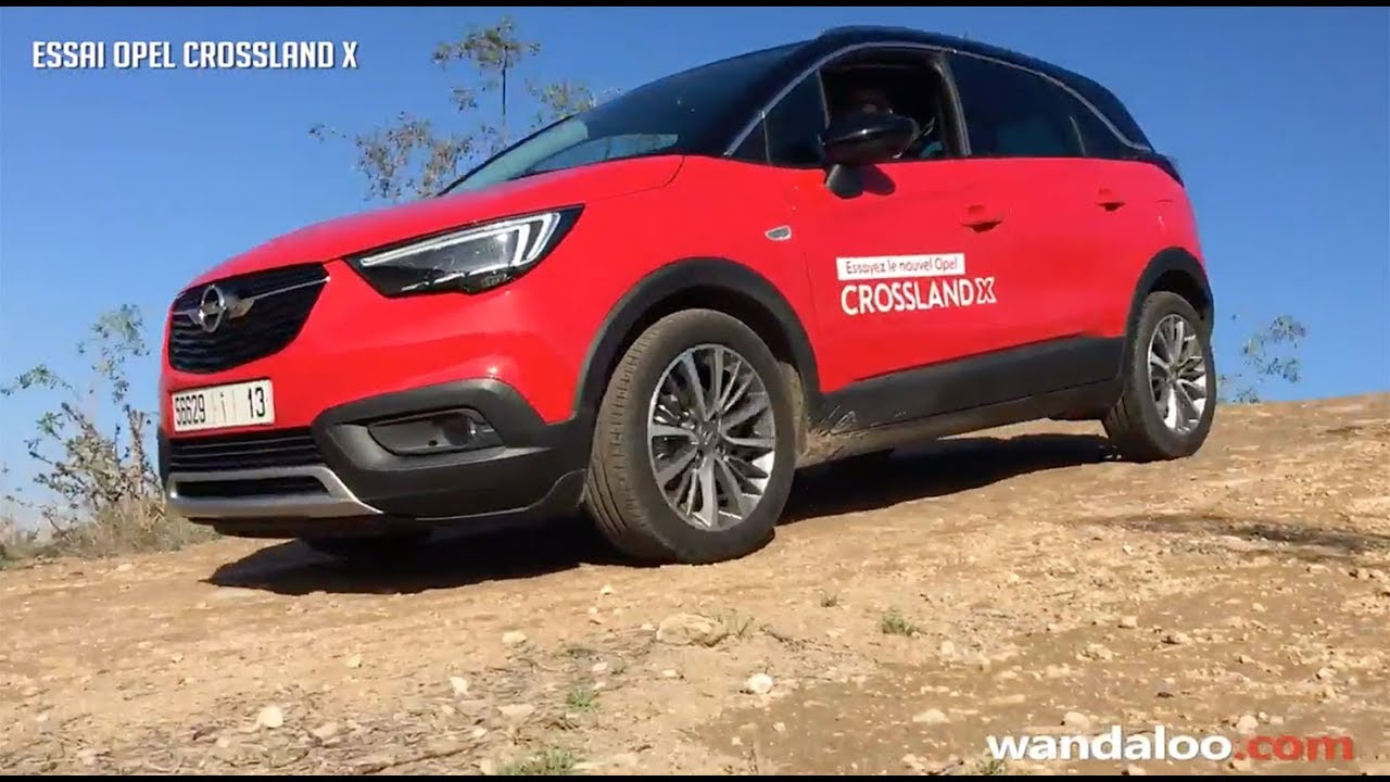 Essai de l'OPEL Crossland X