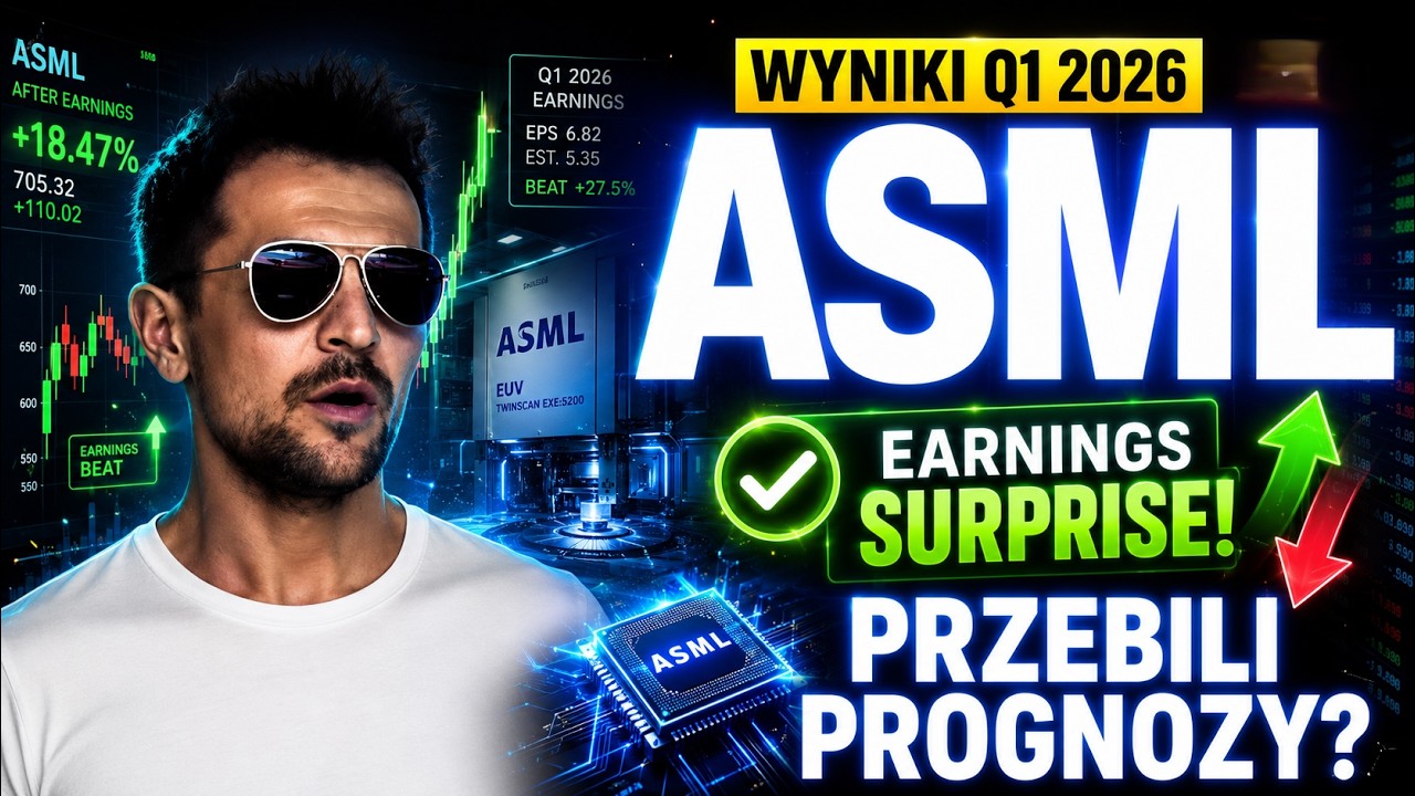 ASML Q1 2026: &euro;8,8 mld przychod&oacute;w i monopol, kt&oacute;ry napędza całe AI 🔬