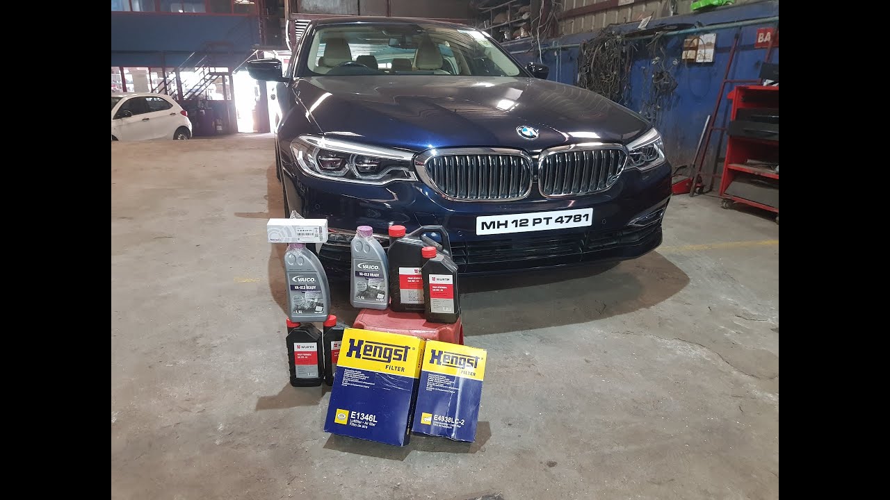 BMW 520D (2017) G30 COMPLETE SERVICE || OIL RESET